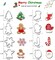 8 Pcs Christmas Cookie Cutters, Winter Holiday Cookie Cutter Set, Stainless Steel Metal Cutter with Gingerbread Men,Christmas Tree,Snowflake, Candy Cane, Angel, Santa Face,Stocking,Mitten